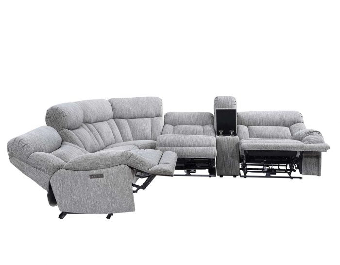 Park City 6 Pc Modular Sectional Pumice Chenille