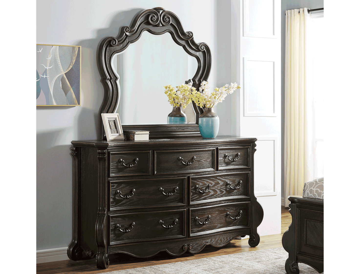 Rhapsody Sleigh 4 Pc Bedroom Collection by Steve Silver