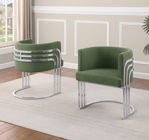 SC027 Teddy Fur Barrel Chair - Set of 2