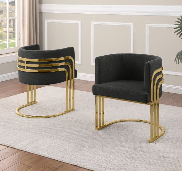 SC027 Teddy Fur Barrel Chair - Set of 2
