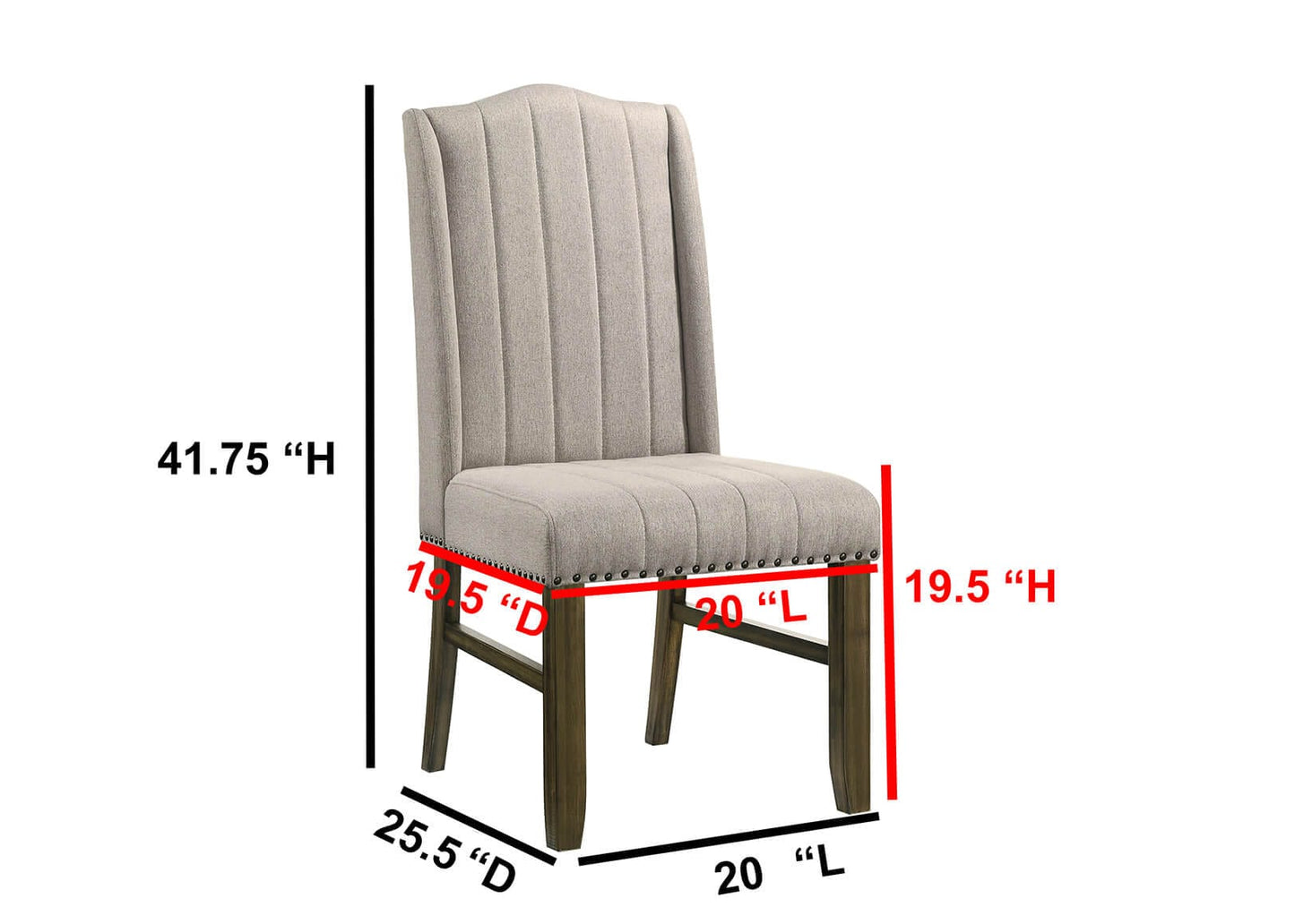 D530 Antique Brown 9 Pc Dining Set