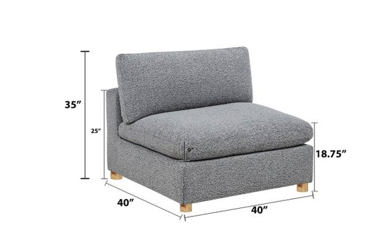 SE06-AC Modular Armless Chair