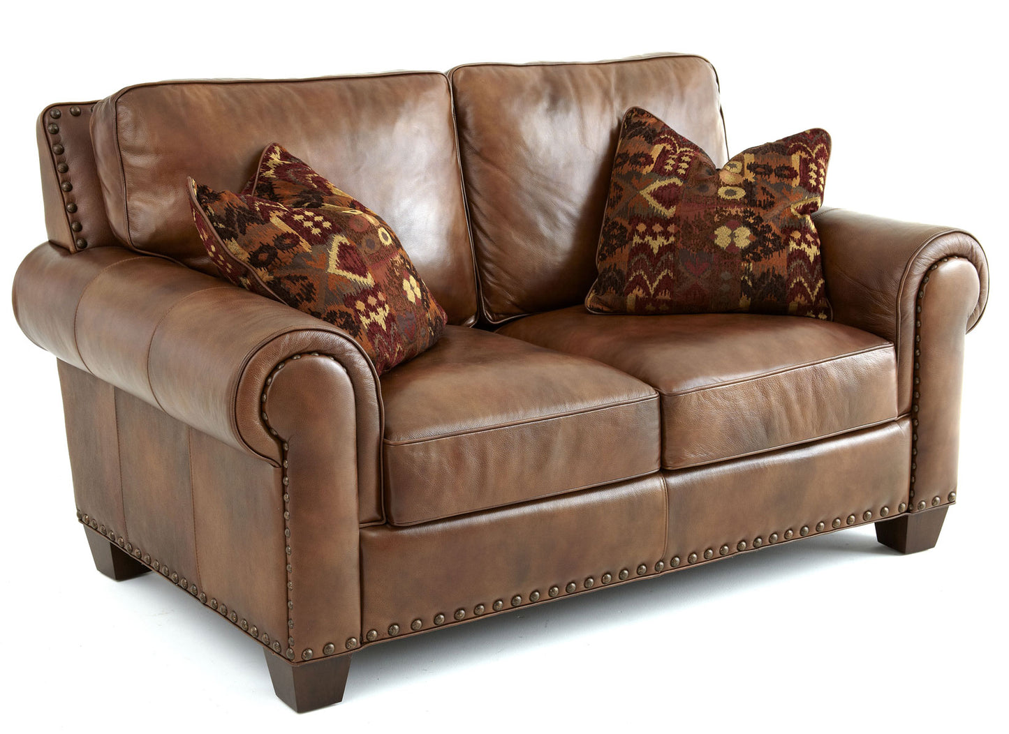 Silverado Top Grain Leather Sofa Set by Steve Silver