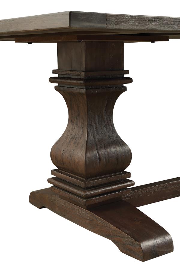 Parkins Dining Collection by Coaster Furniture - Rustic Wood Finish