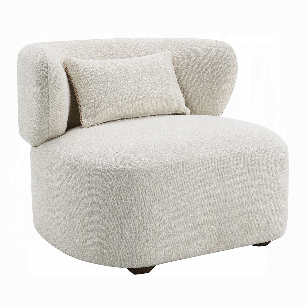 Darius Beige Boucle Accent Chair AC02589
