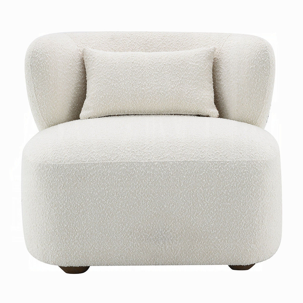 Darius Beige Boucle Accent Chair AC02589