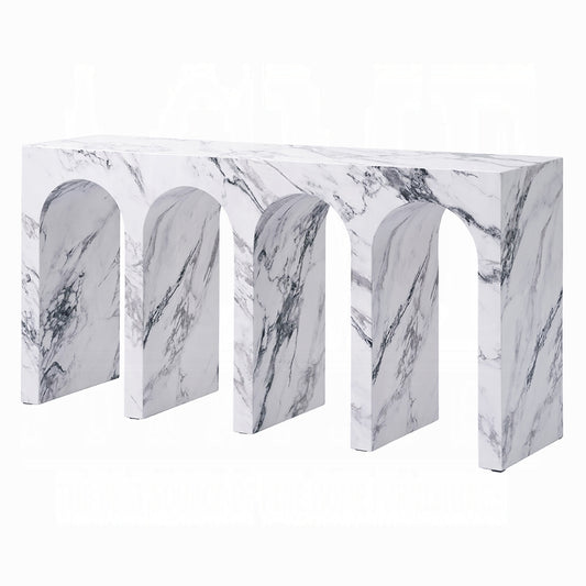 Fritzy Engineered Stone Console Table