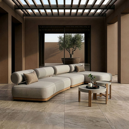 Alicante Grey 5 Pc Outdoor Sectional 86352
