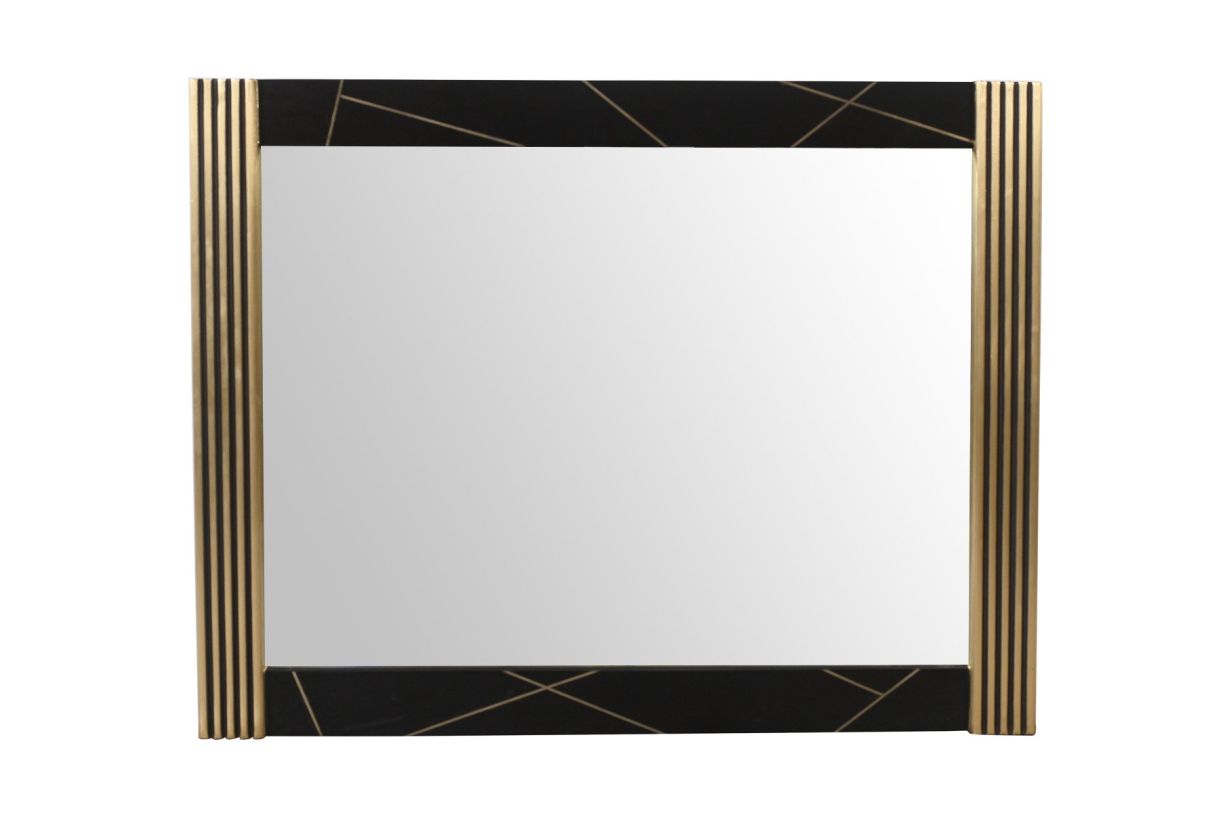 Allure Black & Gold Mirror
