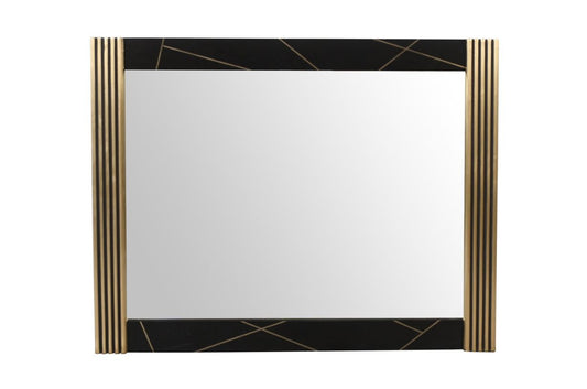 Allure Black & Gold Mirror