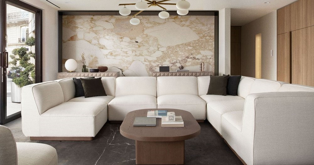 Aspen 7 Pc Modular Sectional Diamond Sofa