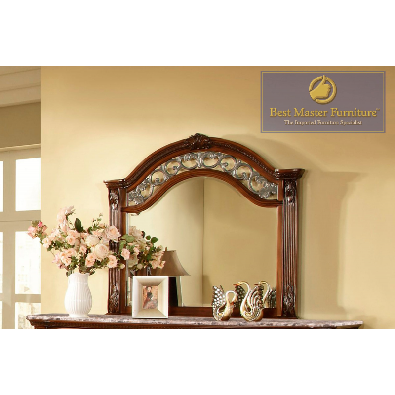 B1010 Cherry 4 Pc Bedroom Set Best Master