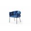 Modrest Debra Blue Fabric Chair