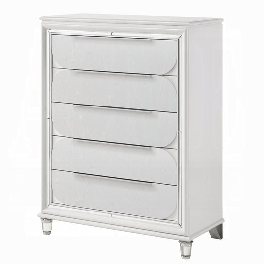 Tarian 5 Drawer White Chest BD02321