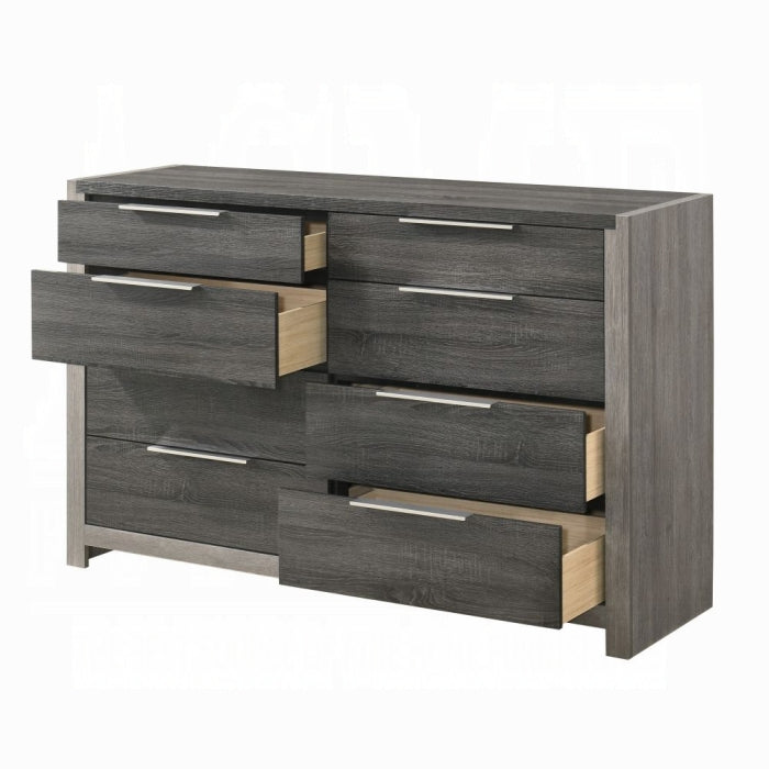Jehoram 4 Pc Gray Bedoom Collection