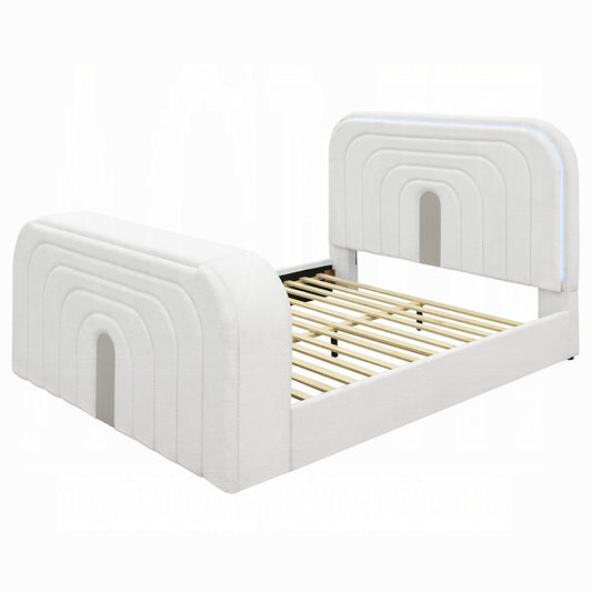 Shelyn White Teddy Sherpa King Bed