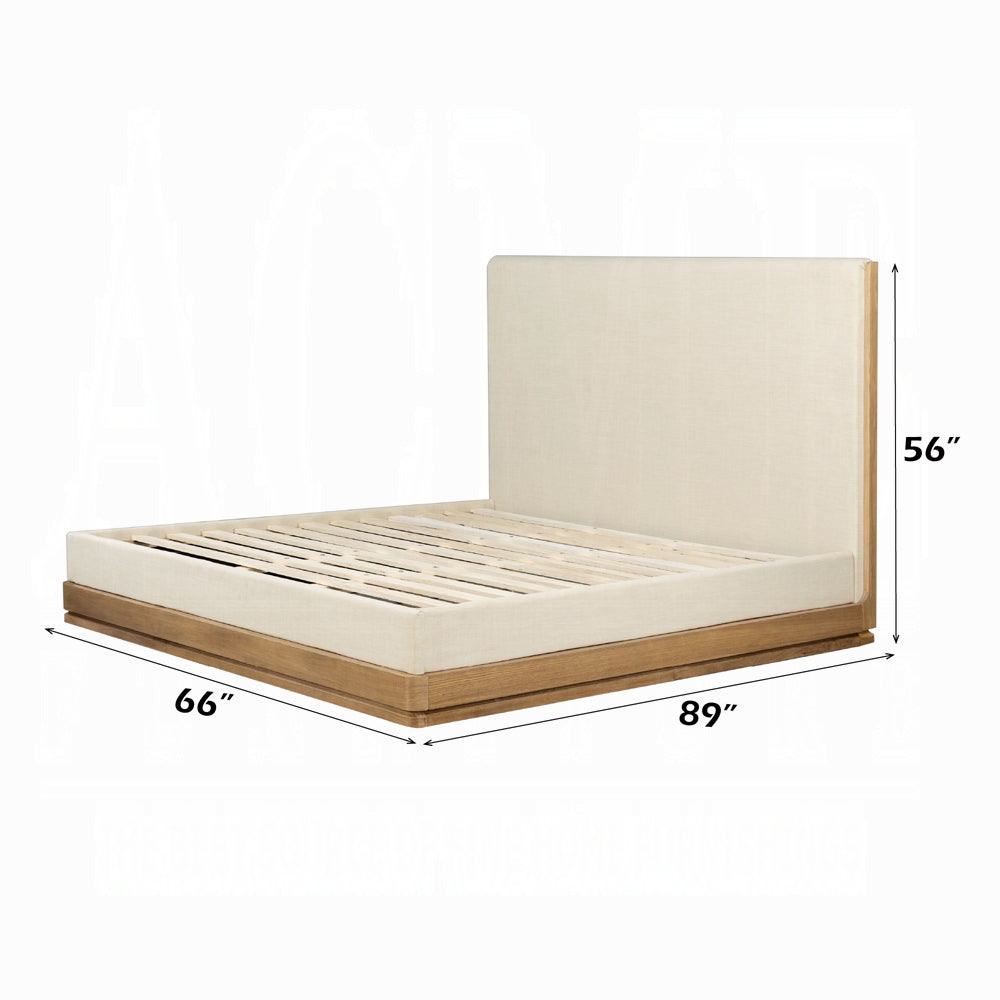 Zoey 4 Pc Acacia Wood Bedroom Set