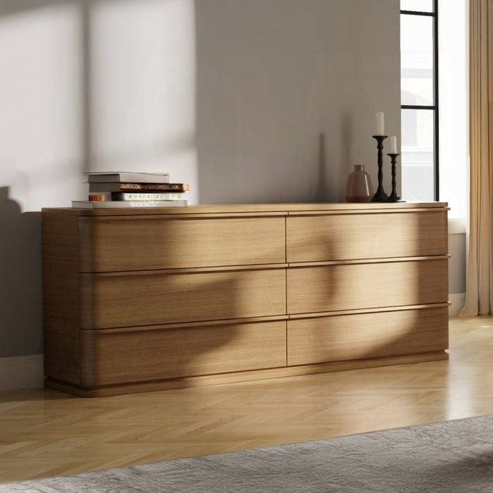 Zoey 4 Pc Acacia Wood Bedroom Set