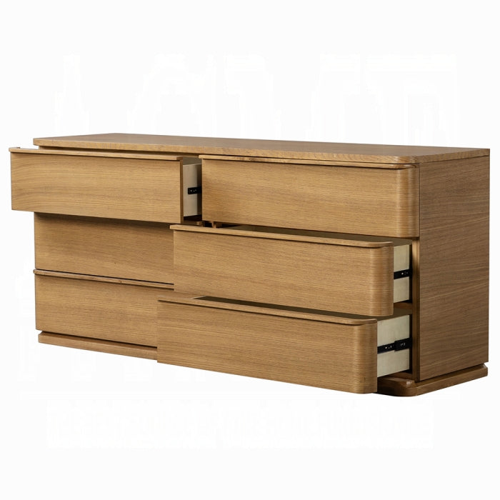 Zoey 4 Pc Acacia Wood Bedroom Set