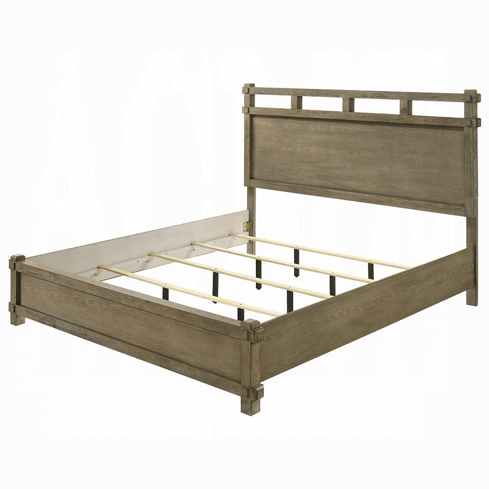 Colton Antique Oak 4 Pc Bedroom Set