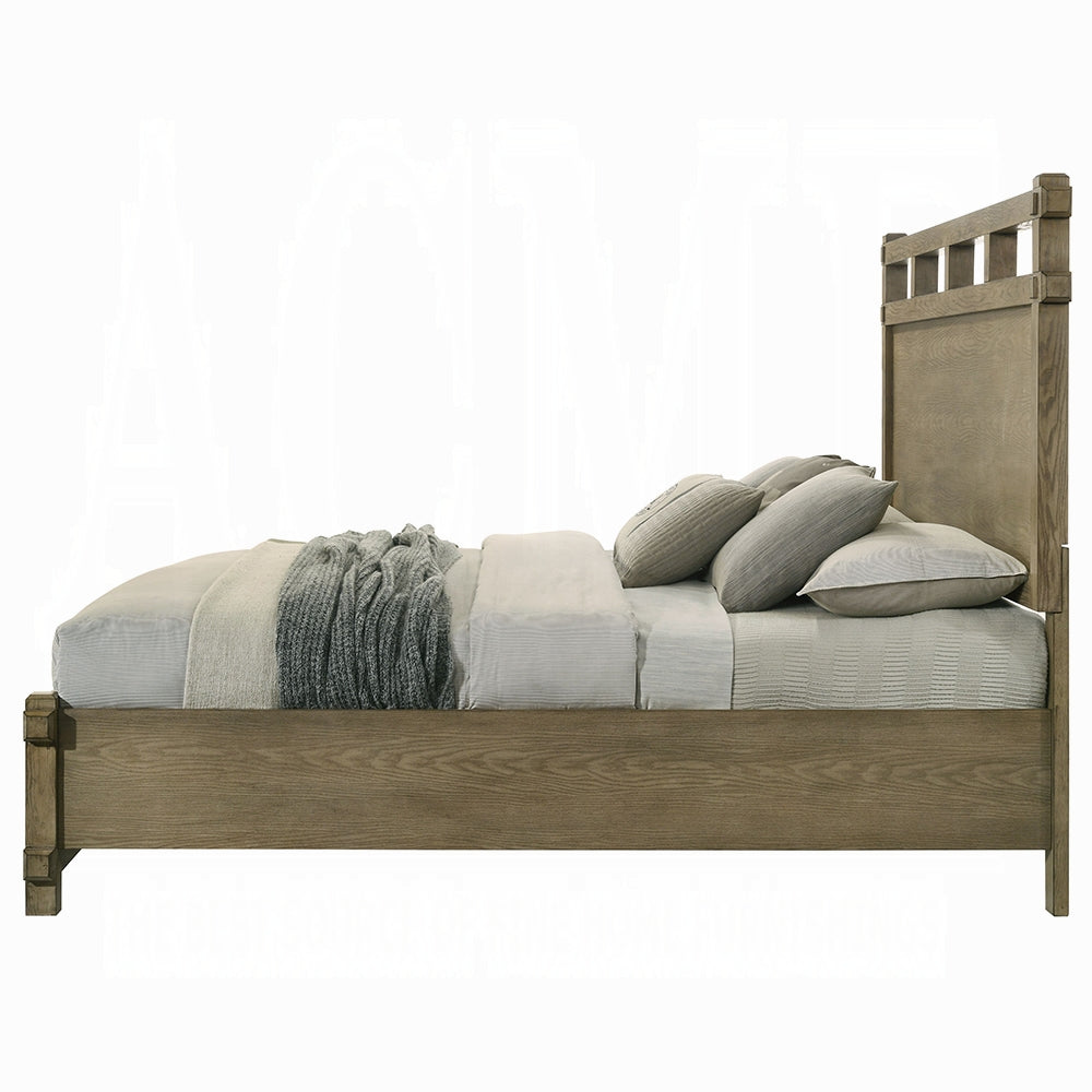 Colton Antique Oak 4 Pc Bedroom Set