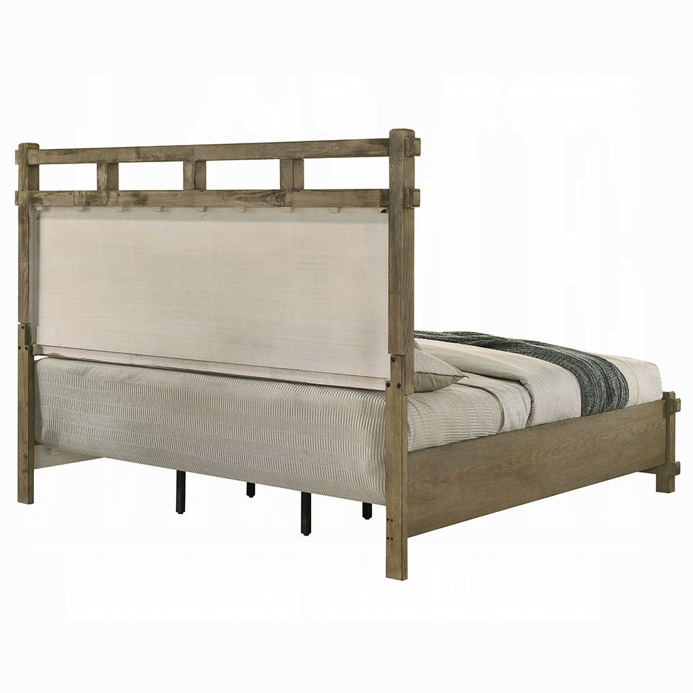 Colton Antique Oak 4 Pc Bedroom Set