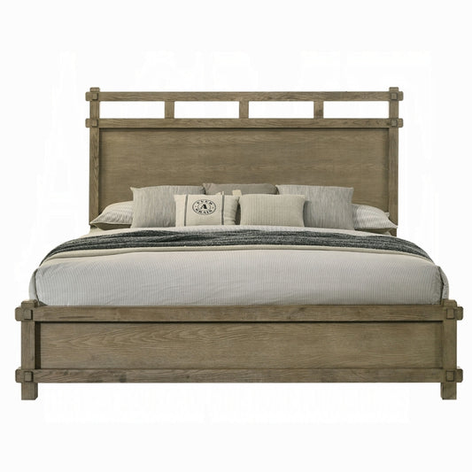 Colton Antique Oak Queen Bed BD05292Q