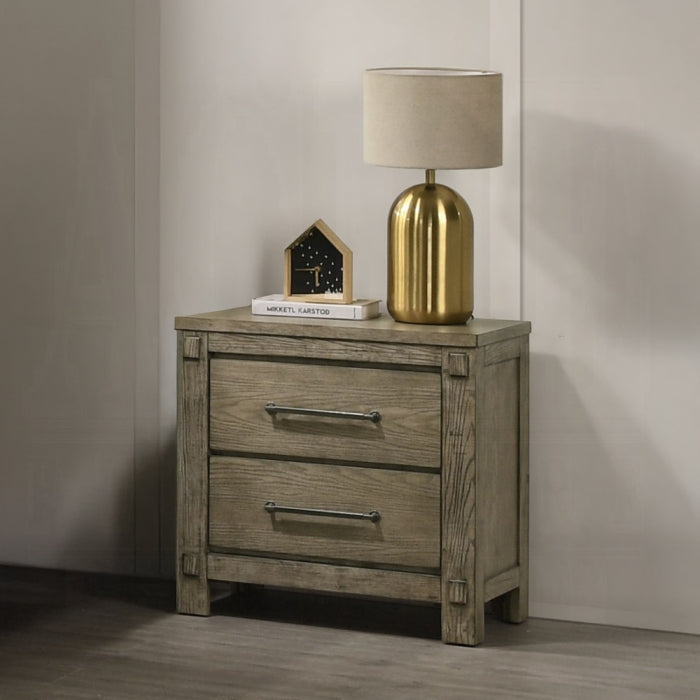 Colton Antique Oak 4 Pc Bedroom Set