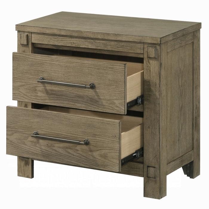 Colton Antique Oak 4 Pc Bedroom Set