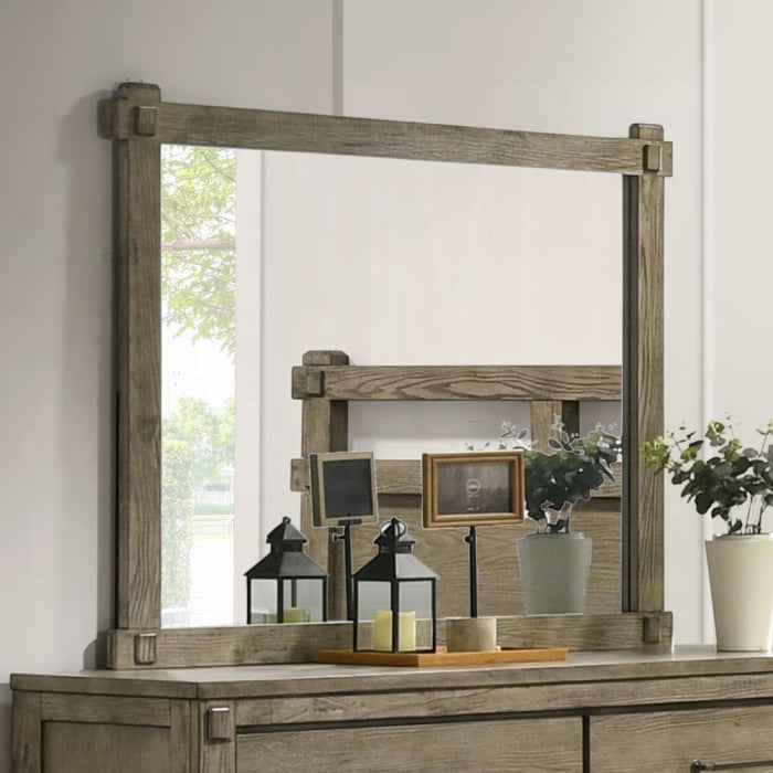 Colton Antique Oak 4 Pc Bedroom Set