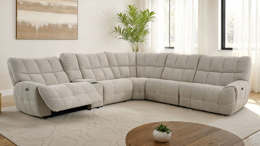 Clemens Power Sectional - 4 Chenille Colors
