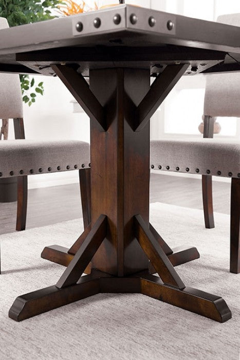 Glenbrook Square Table Dining Collection - Nailhead Trim