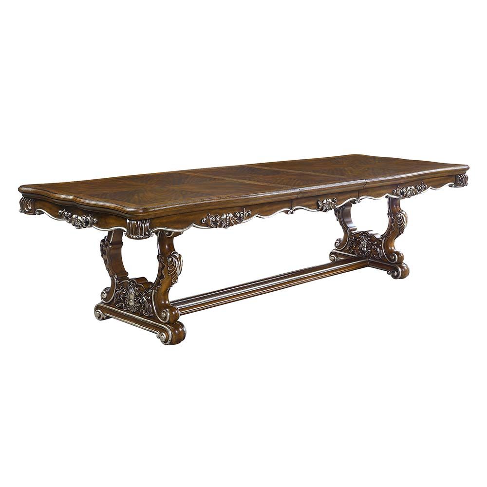 Latisha Antique Oak Dining Collection w/24" Leaf
