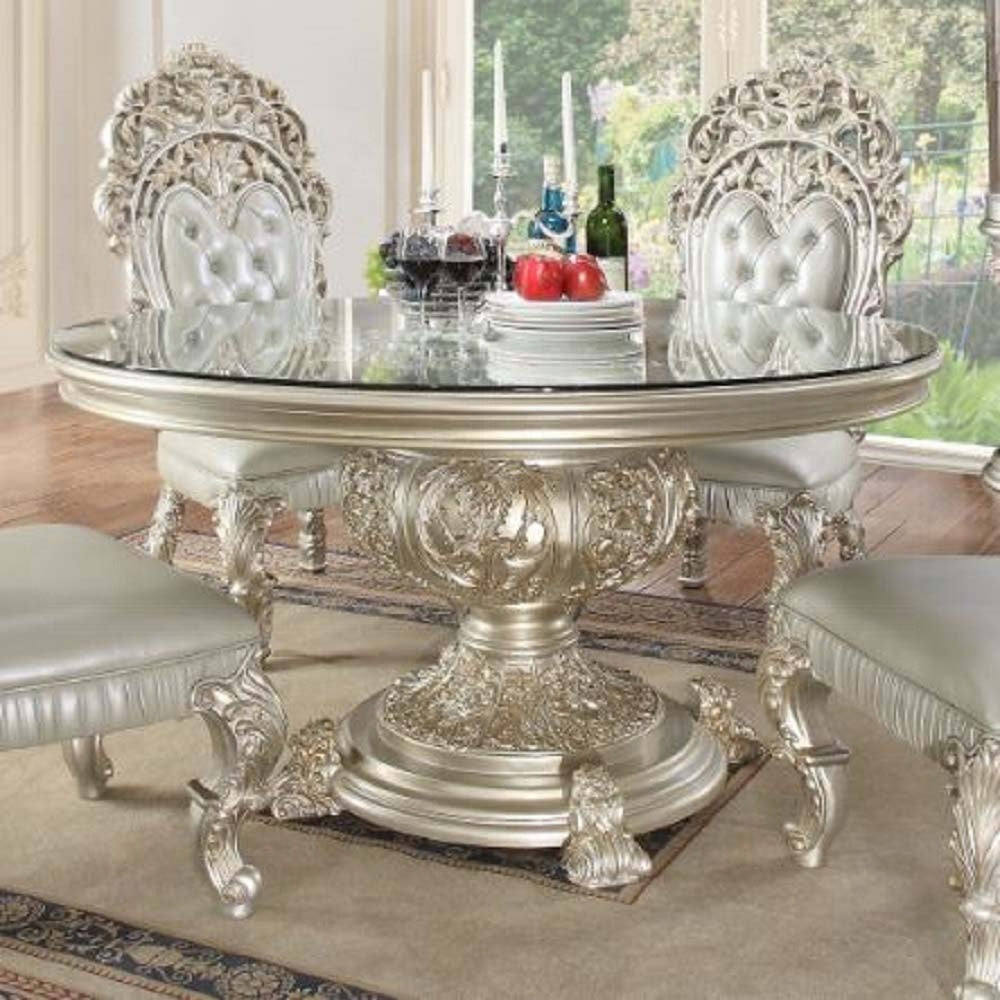 Sandoval Round Champagne Dining Set DN01493