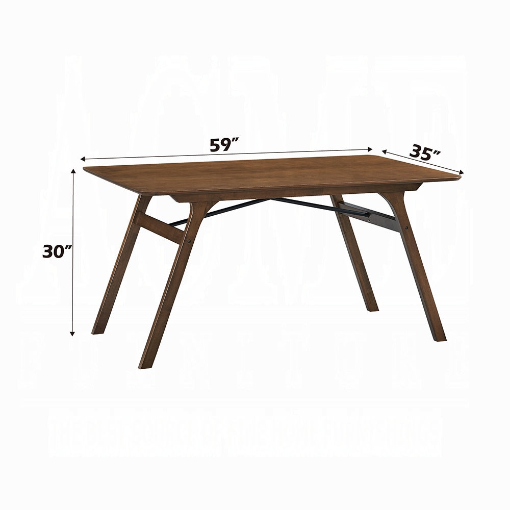 Kaela DN02925 Walnut 7 Pc Dining Set