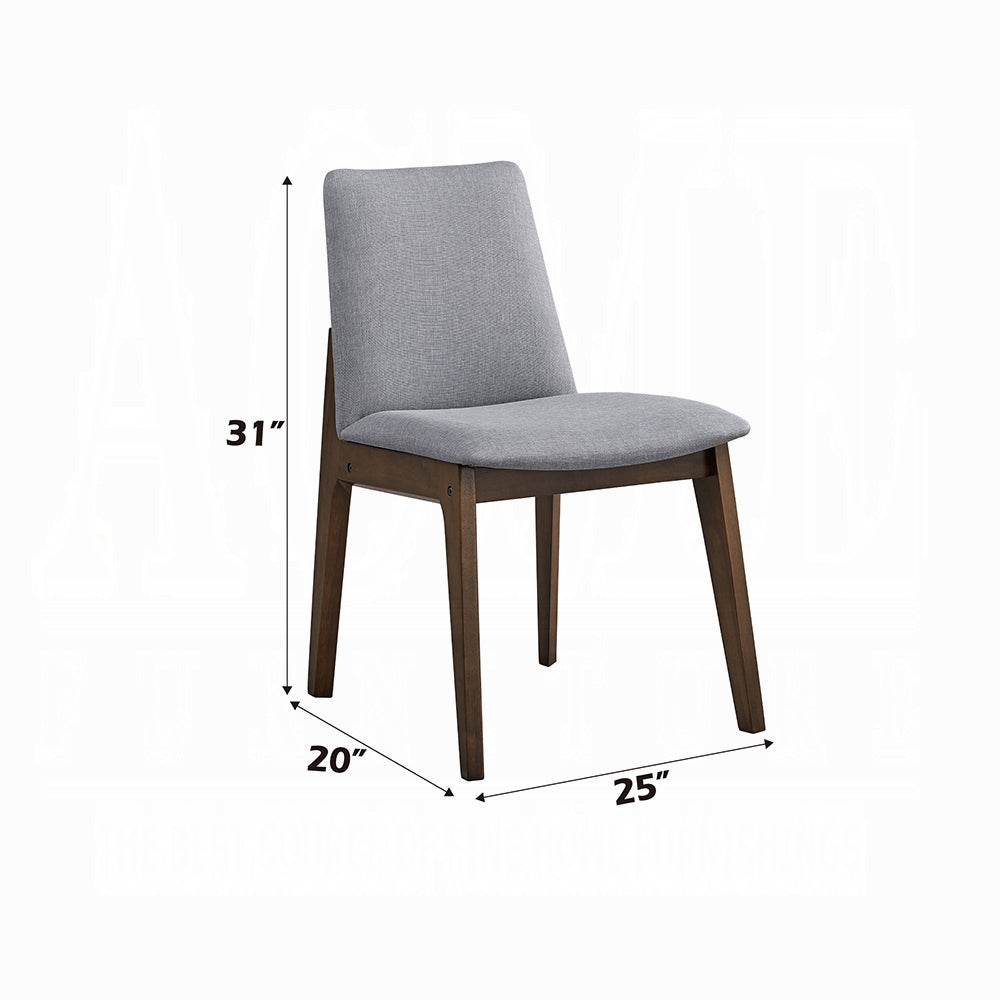 Kaela DN02925 Walnut 7 Pc Dining Set
