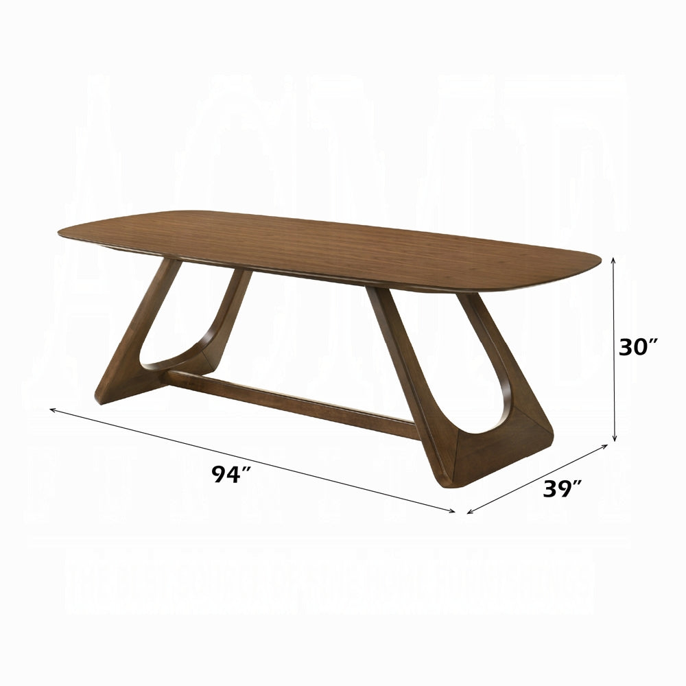 Hoyte DN03485 Walnut 7 Pc Dining Collection