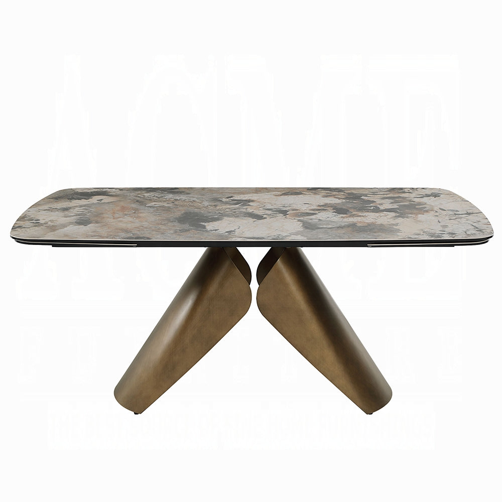 Malika 7 Pc Ceramic Top Dining Collection