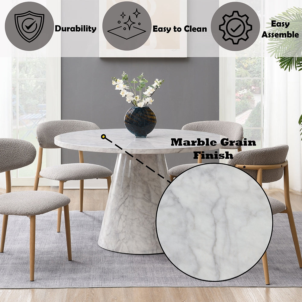 Kacey 5 Pc Round Dining Set Acme Furniture