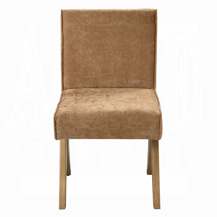 Zoey Oak Finish Dining Set DN04075