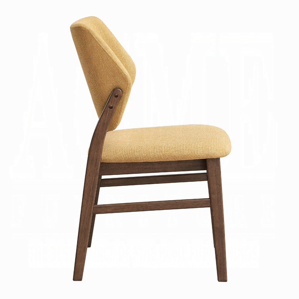 Sarha 5 Pc Walnut Dining Set - 2 Chair Choices