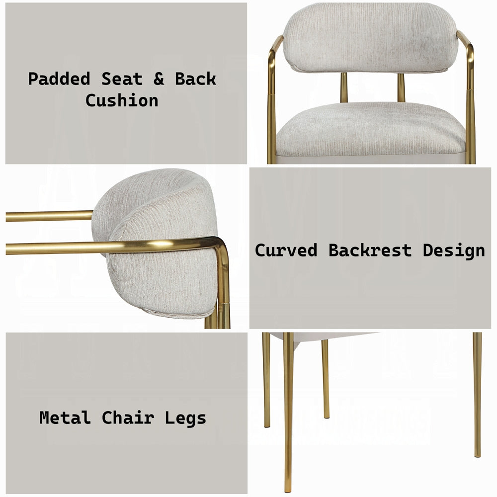 Zayn Natural Marble Top Dining Collection