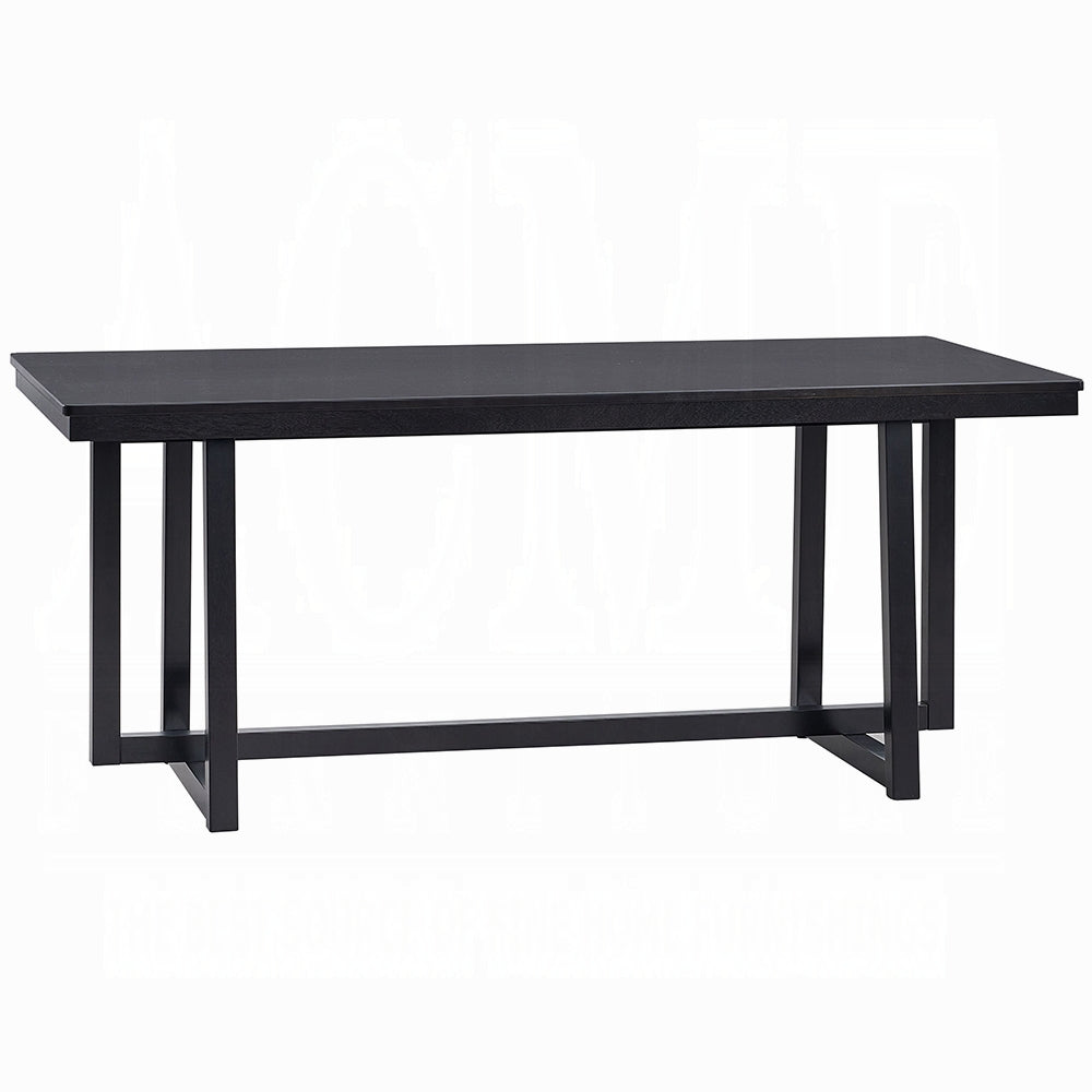 Kini Black Finish 7 Pc Dining Collection