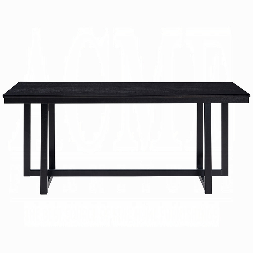 Kini Black Finish 7 Pc Dining Collection