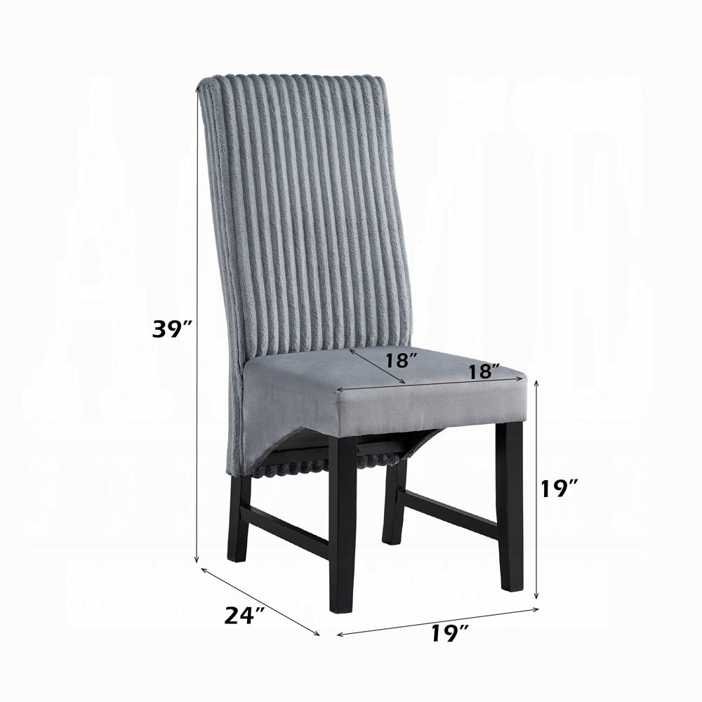 Kini Black Finish 7 Pc Dining Collection
