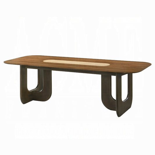 Kyree Rich Walnut 7 Pc Dining Collection