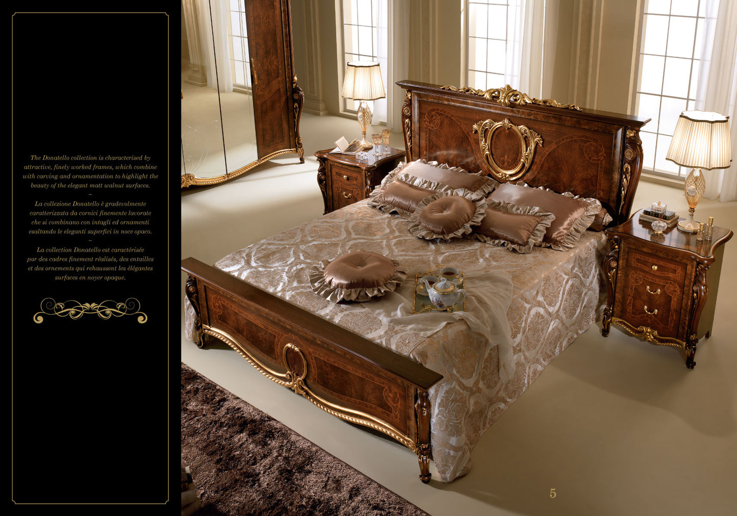 Donatello Classic Bedroom Collection - Made in Italy