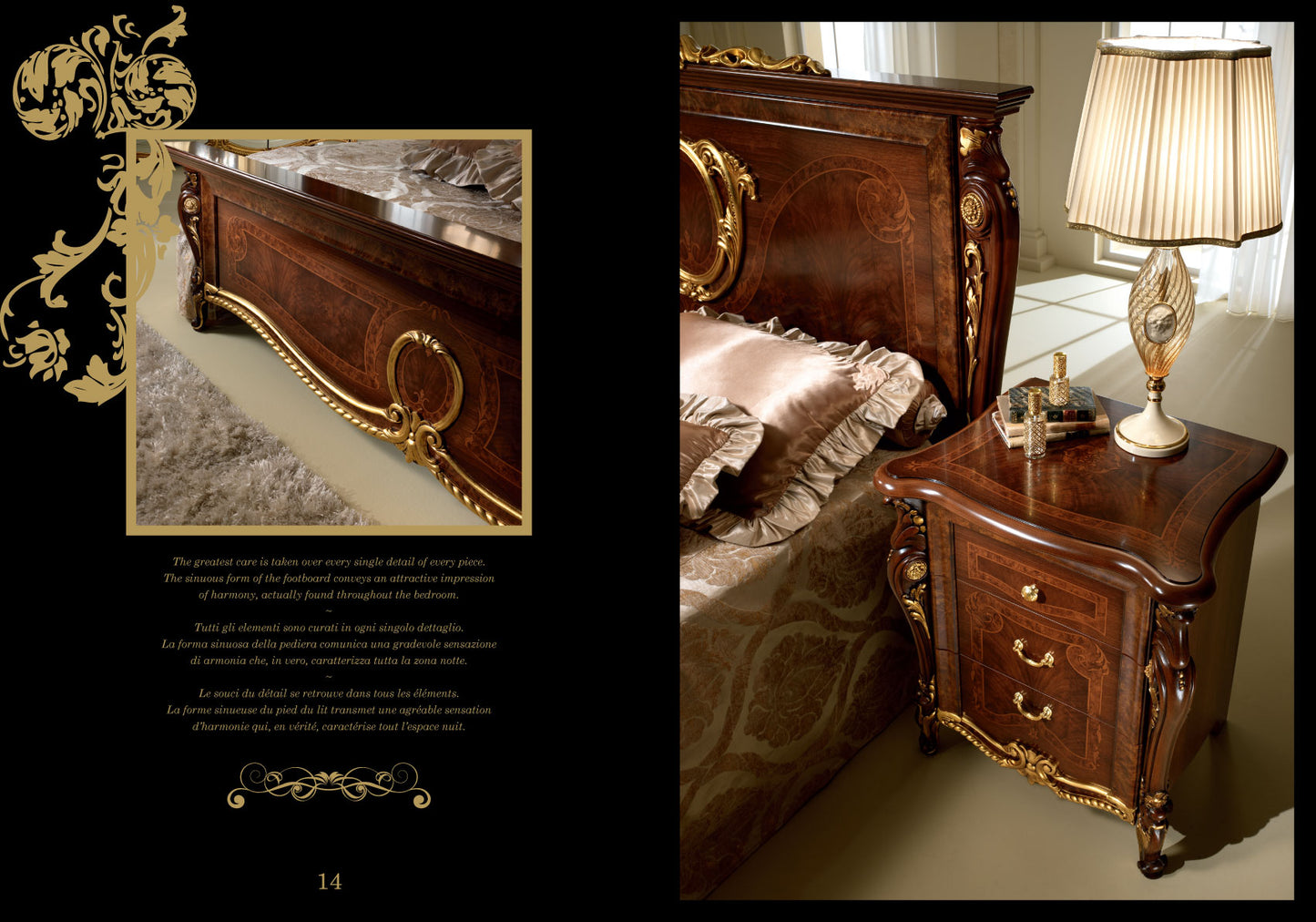 Donatello Classic Bedroom Collection - Made in Italy