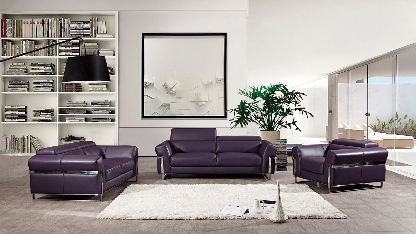 American Eagle EK012 Sofa Collection - White Italian Leather