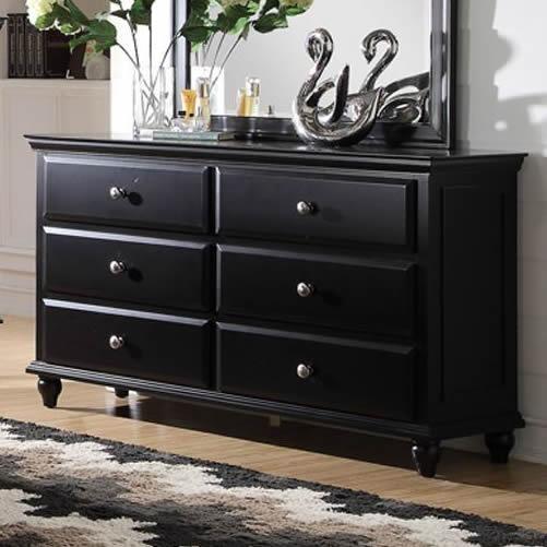 Poundex F9133 Black Bedroom Collection
